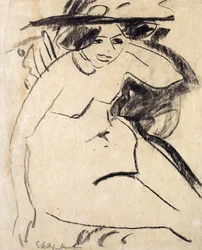 Dido com chapéu; Dido mit Hut, c.1909