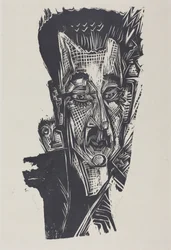Dr. Ludwig Binswanger (estudo de cabeça do Dr. Ludwig Binswanger)