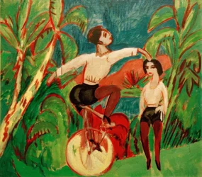 unicyclists
