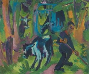 Vacas na floresta