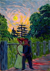 Nascer da Lua: Soldado e Donzela, 1905