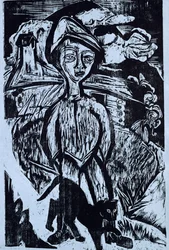 Rapaz da montanha em Storm, 1921