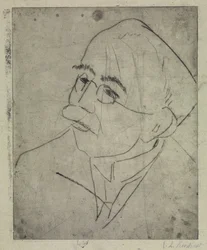 Retrato de Gustav Schiefler I