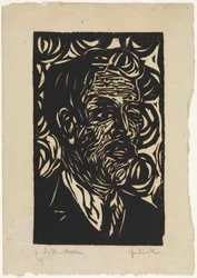 Retrato de Max Pechstein