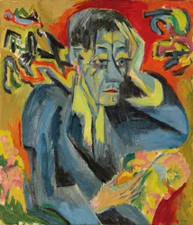 Retrato do poeta Leonhard Frank, 1917
