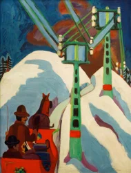 passeio de trenó