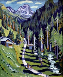 Vale do Sertig. 1937. (óleo sobre tela)