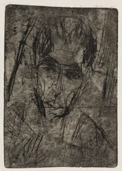Curva na estrada/Retrato de Wilhelmine Julow I