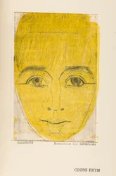 Umbra Vitae (cultura da vida), retrato de Georg Heym