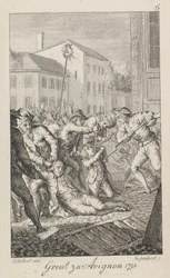 Os massacres de La Glacière em 16-17 de outubro de 1791, 1793-1799.