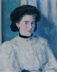 retrato de uma garota