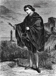 Ilustração para Entail, novela de Ernst Theodor Amadeus Hoffmann (1776-1822), gravura