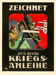 Assine o terceiro empréstimo de guerra!, 1915.