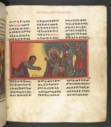 Ou. 607 f041r, Cena da vida da Virgem Maria, de 