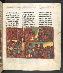 Ou. 607 f048r, Cena da vida da Virgem Maria, de 