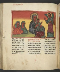 Ou. 607 f081v, Cena da vida da Virgem Maria, de 