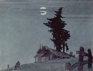 A herdade, 1937 (linogravura)