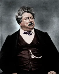 Alexandre Dumas pai, romancista e dramaturgo francês, c. 1850-1870