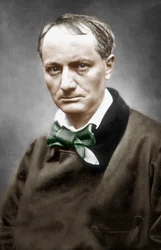 Charles Baudelaire, c.1866 (foto colorida à mão)