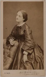 Retrato de Antonine (Marie Pélissé, dita), 1836-1900, actriz