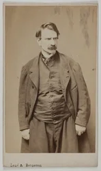 Retrato de François Delsarte, c.1870-90 (impressão albuminada)