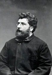 Retrato do compositor e pianista francês Georges Bizet (Paris