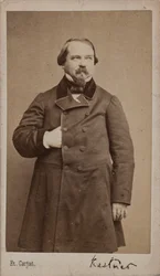 Retrato do compositor Jean-Georges Kastner 1810-1867, 1867.