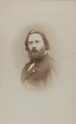 Retrato do pianista e compositor Émile Prudent 1817-1863, ca. 1860.