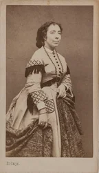 Retrato da cantora e compositora Pauline Viardot 1821-1910, Entre 1860 e 1865 .