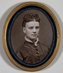 Retrato sem título de uma mulher, 1879.