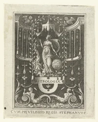 Astrologia
ASTROLÓGIA. (título sobre o objecto)
Quatro Artes Livres, Perspectiva e Arquitectura, apresentadas por mulheres (versão posterior) (título da série)