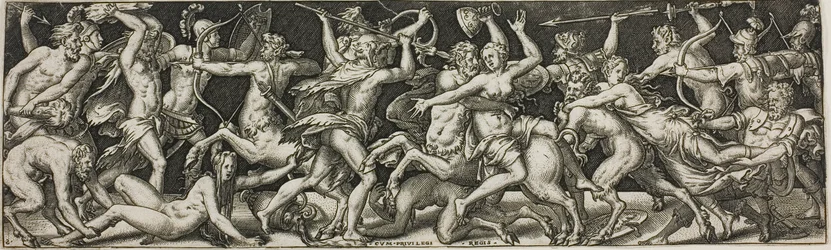 Combate de Centauros e Lapiths