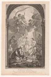Adoração pelos reis
Tableau d