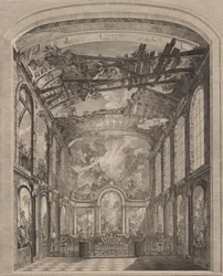 Vista interior dos Foundlings, 1759.