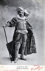 Constant Coquelin aka como Coquelin aîné (1841 - 1909) com o traje de Cyrano de Bergerac (foto)