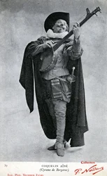 Constant Poppy aka Coquelin aîné (1841 - 1909) fotografada com o traje de Cyrano de Bergerac (foto)