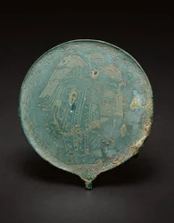 Espelho de mão, 470 BC - 450 BC (bronze)