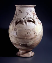 Cratera de terracota, 680-660 a.C.