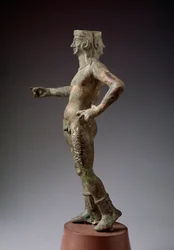 A divindade do design Culsans. Escultura em bronze, século III a.C.