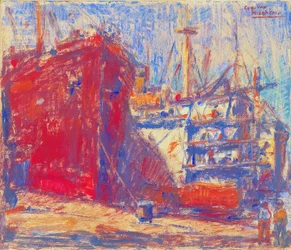 Navios no porto