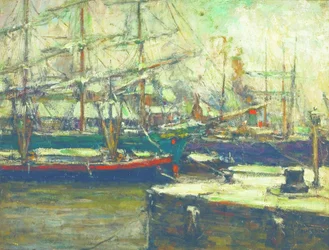Inverno no porto