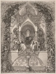 Bela Adormecida Rosa Briar, 1836.