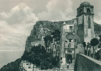 Igreja na praia, Capri, Itália, 1927