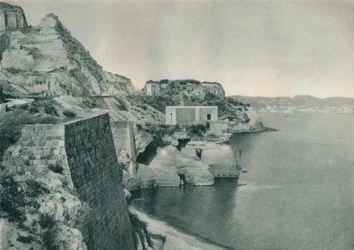 Cena costeira, Ischia, Itália, 1927