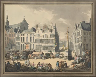 Place de Meir em Antuérpia, 1797.