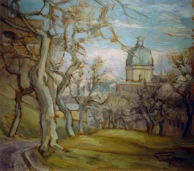 Abaixo do Monte Gianicolo