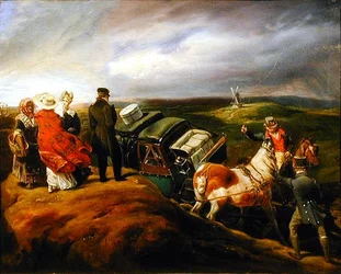The Mail Coach (óleo sobre tela)