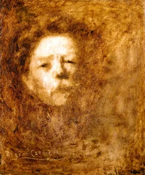 Retrato de Eugene Carriere (óleo sobre tela)