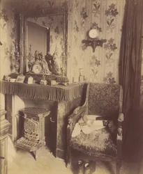 Interior de uma casa da classe operária, rue de Romainville, 1909-10 (foto)