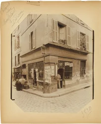Página do álbum "Documentos para a história da velha Paris", c.1910